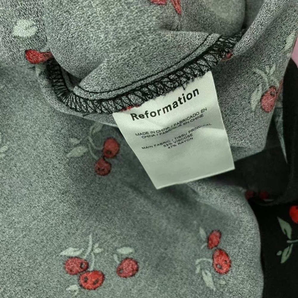 Reformation Afternoon Dress in Black Cherry *NEW* - Picture 6 of 6